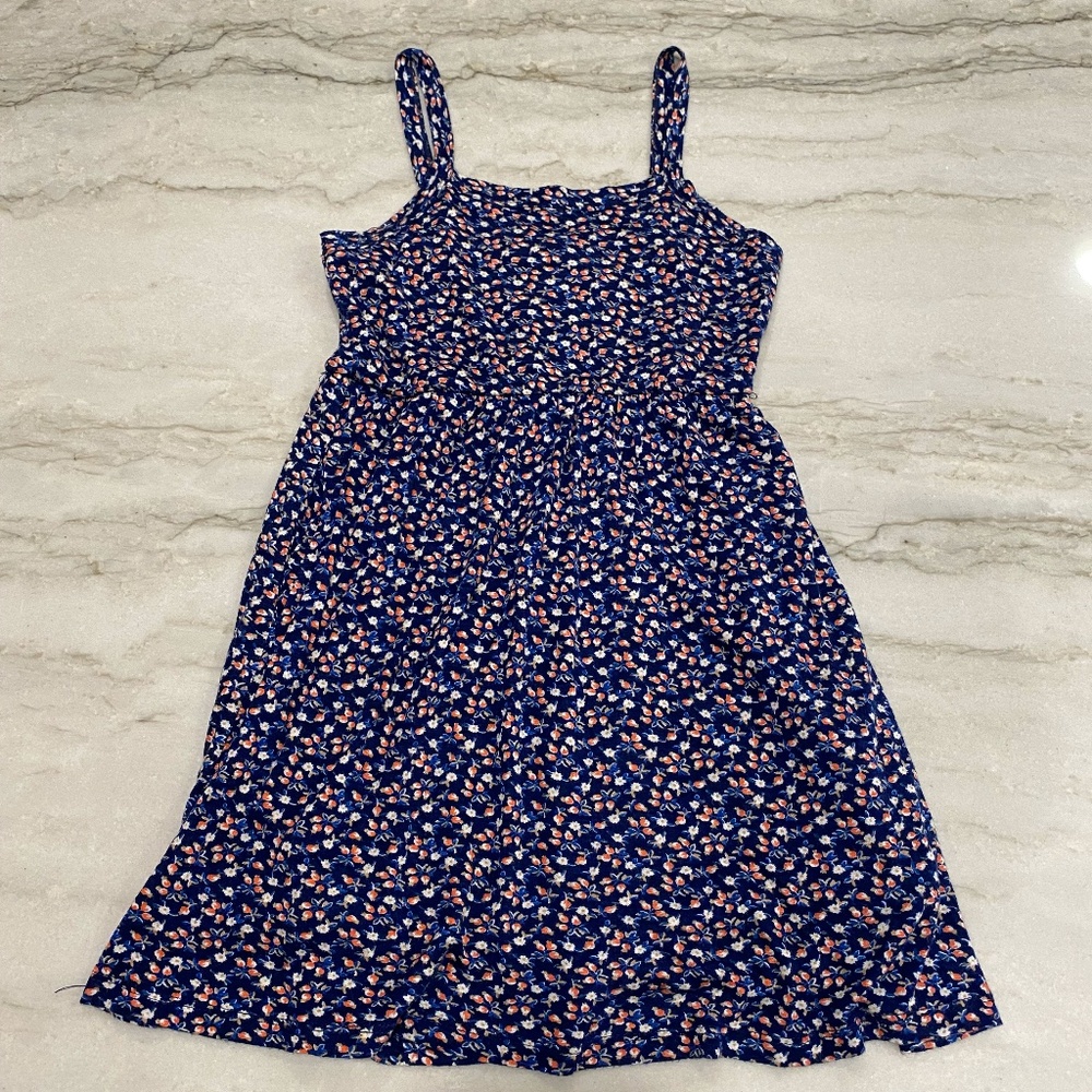 Mia Chica Navy Floral Sundress